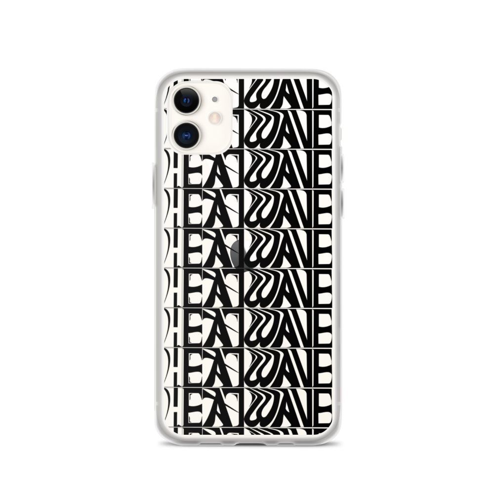 heatwave text iPhone Case