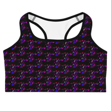 Load image into Gallery viewer, Sports bra .wav1 black