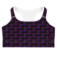 Load image into Gallery viewer, Sports bra .wav1 black